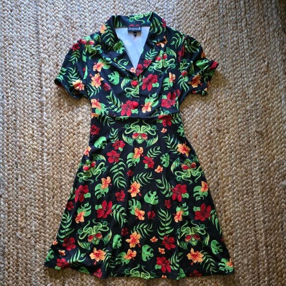 Sourpuss Tropicthulhu Rosie Dress - Picture 1 of 8